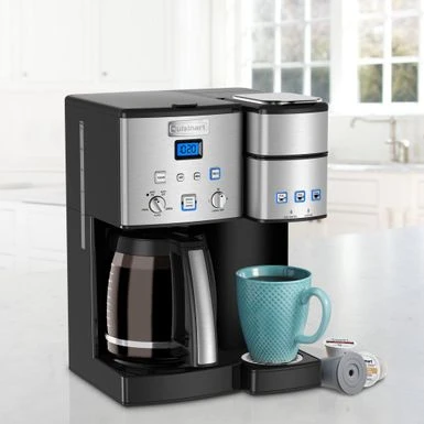 Cuisinart - Coffee Center 12-Cup Coffee Maker With Water Filtration - Black/Stainless - Image 4