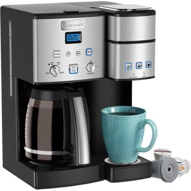 Cuisinart - Coffee Center 12-Cup Coffee Maker With Water Filtration - Black/Stainless - Image 3