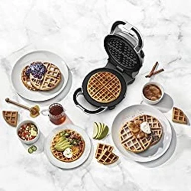 Cuisinart Double Belgian Waffle Maker - Round - Image 3
