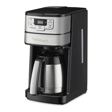 Cuisinart - Automatic Grind & Brew 10-Cup Thermal Coffeemaker - Black/Stainless Steel - Image 5
