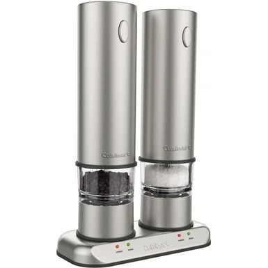 Cuisinart - Rechargeable Salt & Pepper Mills - Silver - Image 3