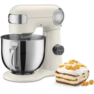 Cuisinart 5.5 Quart Precision Pro Digital Stand Mixer - Cream