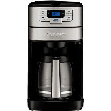 Cuisinart - Automatic Grind And Brew 12 Cup Coffeemaker - Black/Stainless - Image 4