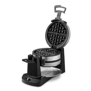 Cuisinart - Double Flip Belgian Waffle Maker - Stainless Steel & Black - Image 5