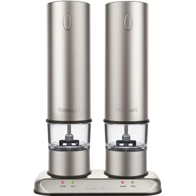 Cuisinart - Rechargeable Salt & Pepper Mills - Silver