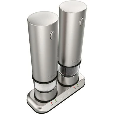 Cuisinart - Rechargeable Salt & Pepper Mills - Silver - Image 2