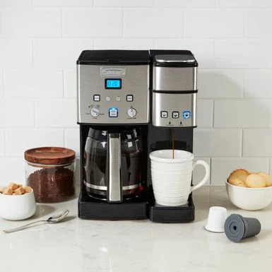 Cuisinart - Coffee Center 12-Cup Coffee Maker With Water Filtration - Black/Stainless - Image 13