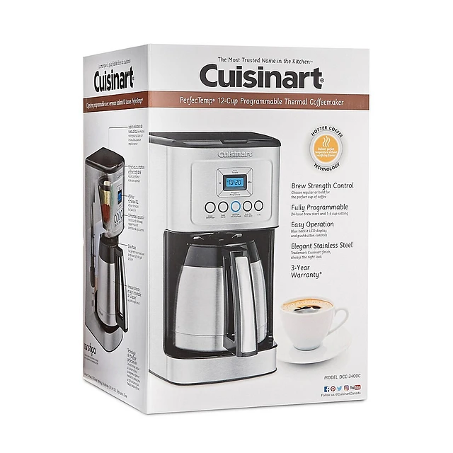 Cuisinart PerfecTemp 12-Cup Coffee Maker​ DCC-3400 - Image 2