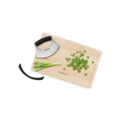 Cuisinart Rubber-Handle Stainless Steel Mezzaluna